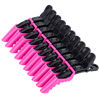 Picture of Hair Clips for Women by HH&LL Wide Teeth & Double-Hinged Design Alligator Styling Sectioning Clips of Professional Hair Salon Quality 10Pack (Rose Red)