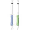 Picture of ProElife 2-Pack Ergonomics Grip Holder Anti-Rolling Protective Sleeve Cover for Apple Pencil 2nd & 1st Gen 2022-2018 iPad Pro 12.9'' 11''/Air 10.9'' Stylus Accessory Kits (Green/Lavender)