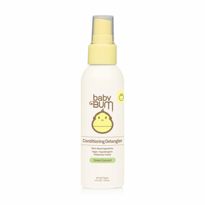 Picture of Baby Bum Conditioning Detangler Spray | Leave-In Conditioner Treatment with Soothing Coconut Oil| Natural Fragrance | Gluten Free and Vegan | 4 FL OZ