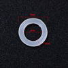 Picture of 200 Pieces O Ring Keyboard Clear Rubber O Rings Keyboard Dampeners with Plastic Storage Box for MX Switch Keyboard and Mechanical Keyboard Keys