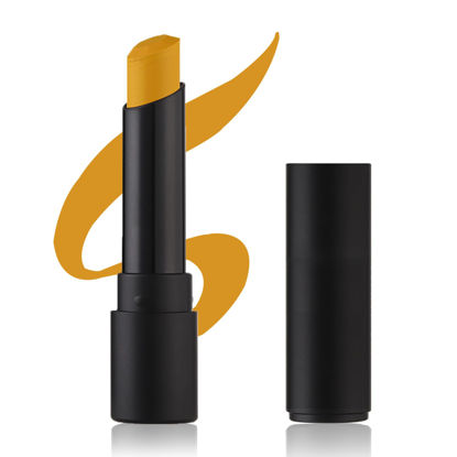 Picture of Go Ho Gold Cream-Blendable Face Body Paint Stick,Nice for Gold Eye Black,Easy to Color Eye Black Gold Face Paint Football/Baseball/Softball,Halloween Makeup for Lip Smacking and Face Painting