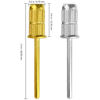Picture of 5pcs - PANA 3/32” Standard Mandrel E-File Nail Drill Bits for Sanding Band and Manicure, Acrylics, and Gel Nails (Color: Gold)