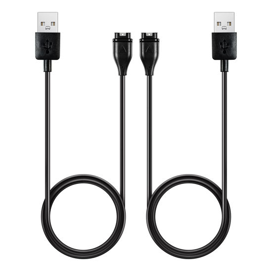 Picture of AWINNER Charger Cable Compatible for Garmin Fenix 6 6S 6X Pro Sapphire,Fenix 5 5S 5X Plus,Forerunner 935 945 45 45S 245,Approach S10 S40 S60 X10,Quatix 5 Sapphire,Vivoactive 3 4 4S (2-Pack)