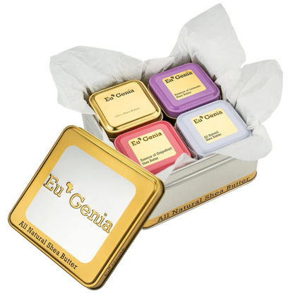 Picture of Eu'Genia Everyday Gift Pack, 100% Pure Unrefined Ghanaian Shea, Premium Gift Set for Women & Men