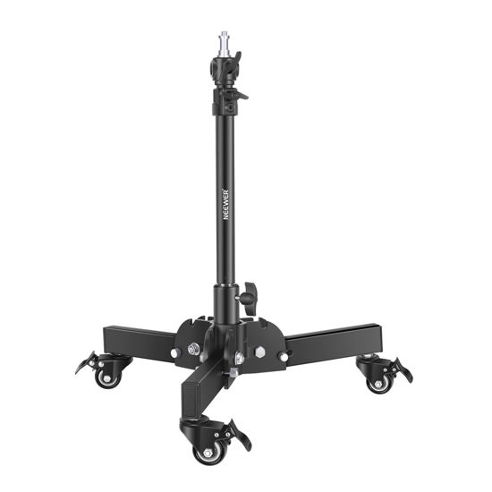 GetUSCart NEEWER Heavy Duty Light Stand with Casters, 2.4ft Max Height