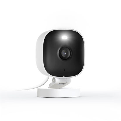 Picture of VIMTAG Mini G3 Security Camera Outdoor/Indoor with Spotlight, Plug-in 2.5K/4MP HD Full-Color Night Vision Home Cam with AI Human Detection, Cloud/SD Card Storage, Support Alexa & 2.4Ghz WiFi (White)
