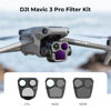 Picture of K&F Concept 3 Pack ND CPL Filters Kit Compatible with DJI Mavic 3 Pro, CPL ND8 ND16 Multi Coated HD Optical Glass Filter, Mavic 3 Pro Drone Camera Lens Accesories
