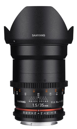 Picture of Samyang SYDS35M-N VDSLR II 35mm T1.5 Wide-Angle Cine Lens for Nikon (FX) Cameras