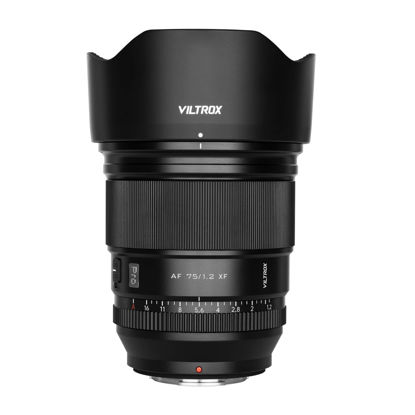 Picture of VILTROX 75mm f1.2 F/1.2 Fuji X Mount PRO APS-C Prime Lens Autofocus Large Aperture Lens for Fujifuilm X Mount Cameras X-T5 X-H2S X-S10 X-T30II X-T20 X-T10 X-T4/-T3/-T2/-PRO3/-M1/-H1/-E4