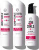 Picture of LUS Brands Love Ur Curls for Curly Hair, 3-Step System - Shampoo and Conditioner Set with All-in-One Styler - LUS Curls Hair Products - No Crunch, Nonsticky, Clean - 8.5oz each