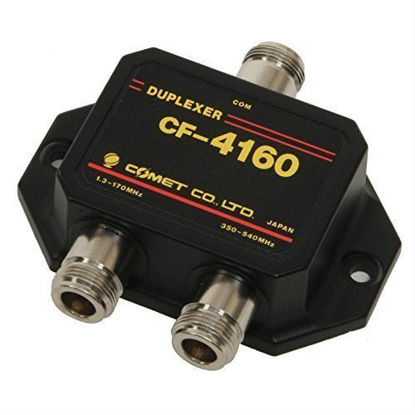 Picture of CF-4160N Comet Duplexer 1.3-170 MHz Low Pass, 350-540 MHz High Pass, 60 dB Isolation