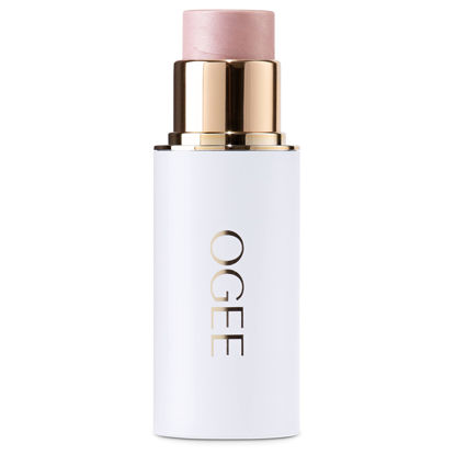 Picture of Ogee Sculpted Face Stick (PEARL - PEARLESCENT PEONY SHIMMER) Certified Organic Makeup - Multi-Use Glow Highlighter