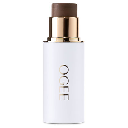 Picture of Ogee Sculpted Face Stick (OBSIDIAN - MATTE DEEP BRONZE) Certified Organic Multi-Use Bronzer & Contour Makeup