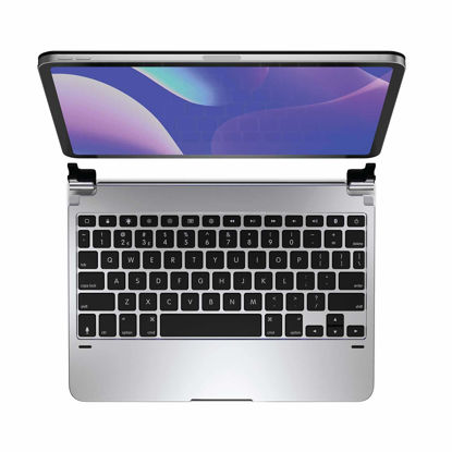 Picture of Brydge 11.0 Pro Wireless Keyboard | Compatible with iPad Pro 11-inch (2018 & 2nd Gen, 2020) | Backlit Keys | Long Battery Life | (Silver)