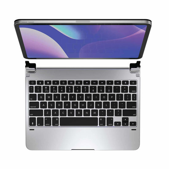 Picture of Brydge 11.0 Pro Wireless Keyboard | Compatible with iPad Pro 11-inch (2018 & 2nd Gen, 2020) | Backlit Keys | Long Battery Life | (Silver)