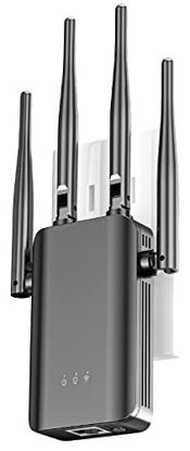 Picture of 2022 WiFi Range Extender Signal Booster up to 5000 sq.ft for Home, Wireless Internet Amplifier Support Ethernet Port, Long Range Coverage WiFi Repeater with 4 Antennas, Easy 1-Tap WPS Setup
