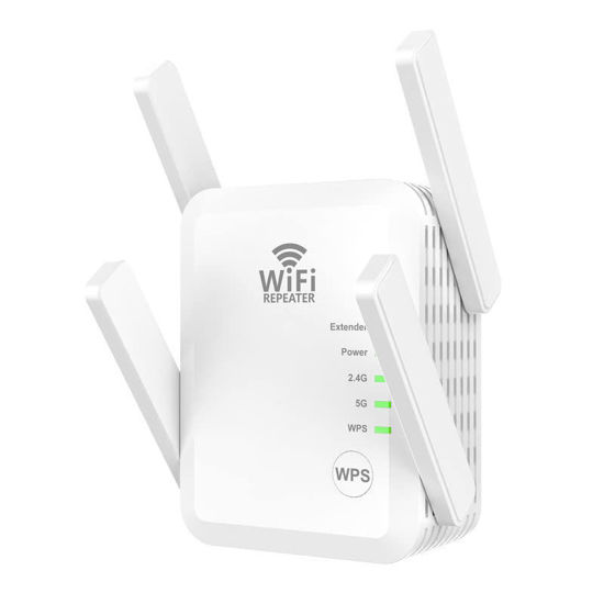 GetUSCart WiFi Extender Booster Repeater, Up to 8000sq.ft and 45