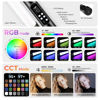 Picture of Mettlelite TLX1 RGB Tube Light LED Full Color Portable Video Light with APP Control 2800K-8000K CRI96 TLCI97 360° RGB CCT HSI Mode 10 Customizable Light Effects Rechargeable Battery Magnet Design