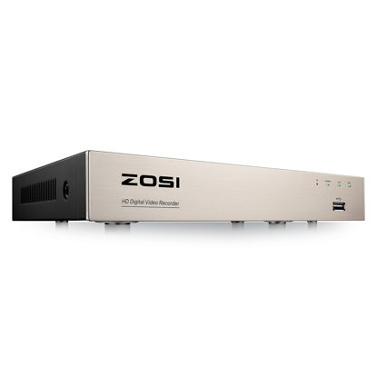 Picture of ZOSI H.265+ 8Channel 5MP Lite Hybrid 4-in-1 Analog/AHD/TVI/CVI Surveillance Video Recorders Standalone CCTV DVR System for 720P, 1080P Security Cameras, Remote Access, Motion Detection, No Hard Drive
