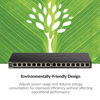 Picture of D-Link Ethernet Switch, 16 Port Gigabit Slim Switch Plug and Play, Unmanaged, Metal Housing, Quiet Fanless Design, IEEE 802.3az EEE, 5-Year Limited Warranty (DGS-1016S) Black