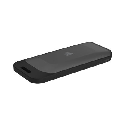 Picture of Corsair EX100U 1TB Portable USB Type-C Storage Drive - Blazing-Fast Storage to Any PC/Mac/Console, Gen2 x2 Connection, Up to 20Gbps, Plug and Play, Included USB Type-C and USB Type-A Cables - Black