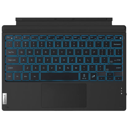 Picture of Inateck Surface Pro 7 Keyboard, Bluetooth 5.0, 7-Color Backlight, Compatible with Surface Pro 7/7+/6/5/4, KB02026 Black