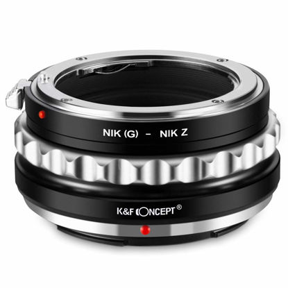 Picture of K&F Concept Lens Mount Adapter Compatible with G AF-S Mount Lens to Nikon Z6 Z7 Camera