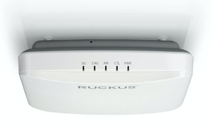 Picture of Ruckus Unleashed R550 Wi-Fi 6 2x2:2 Indoor Access Point with 1.8 Gbps HE80/40 Speeds and Embedded IoT | US Model | Power Source Included, AMZ-R550-US1U