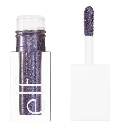 Picture of e.l.f. Liquid Glitter Eyeshadow, Long Lasting, Quick-Drying, Opaque, Gel-Based Eyeshadow For Creating High-Impact, Multi-Dimensional Eye Looks, Purple Reign, 0.10 Fl Oz
