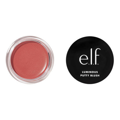 Picture of e.l.f. Luminous Putty Blush, Putty-to-Powder, Buildable Blush With A Subtle Shimmer Finish, Highly Pigmented & Creamy, Vegan & Cruelty-Free, Belize