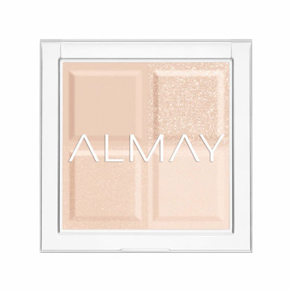 Picture of Almay Eyeshadow Palette, Longlasting Eye Makeup, Single Shade Eye Color in Matte, Metallic, Satin and Glitter Finish, Hypoallergenic, 140 Here Goes Nothing, 0.12 Oz