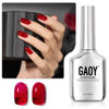 Picture of GAOY Sheer Red Gel Nail Polish,16ml Soak Off Jelly Gel Polish, Translucent Color UV Light Cure for Nail Art DIY at Home, 1541 Wine Red