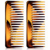 Picture of Large Hair Detangling Comb Wide Tooth Comb for Curly Hair Wet Dry Hair, No Handle Detangler Comb Styling Shampoo Comb (Brown)