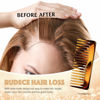 Picture of Large Hair Detangling Comb Wide Tooth Comb for Curly Hair Wet Dry Hair, No Handle Detangler Comb Styling Shampoo Comb (Brown)