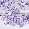 Picture of 1500 Pieces SS16 4mm Flatback Rhinestones Clear Glass Round Gems Crystals for Nail Art DIY Crafts Clothes Shoes Bags （Light Purple）