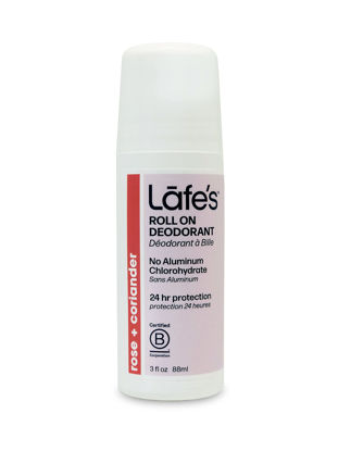 Picture of Lafe's Natural Deodorant | 3oz Roll-On Aluminum Free Natural Deodorant for Men & Women | Paraben Free & Baking Soda Free with 24-Hour Protection | Rose & Coriander - Formerly Bliss | Packaging May Vary