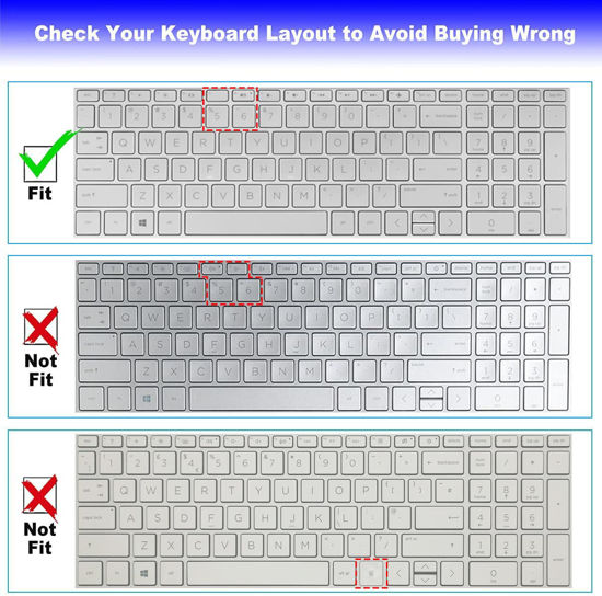 GetUSCart- Keyboard Cover for HP Laptop 15-dy 15-db/da/dw 15-dy 15 ...