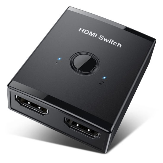 GetUSCart- HDMI Switch HDMI Splitter 4K@60HZ, HDR UHD HDMI2.0