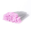 Picture of i-Laesh 100 Pcs Disposable Eyelash Brushes, Mascara Wands, Eye Lash Brush, Spoolies for Eyelash Extensions, Spoolie Eyebrow Eyeshadow Brow Makeup Supplies Kit Cleansing Glitter Applicator Tool Accessories Bristle (Crystal Pink+)