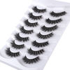 Picture of Mebver False Eyelashes Cat Eye Lashes Faux Mink Lashes Natural Look Fluffy Wispy Lashes That Look Like Extensions Pestañas Postizas D Curl Lash Strips Short Fox Eye Lashes 7 Pairs Pack
