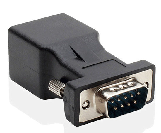 GetUSCart- LM YN DB9 RS232 COM Male Port to RJ45 Female Connector Card ...