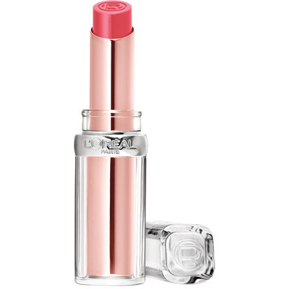 Picture of L’Oréal Paris Glow Paradise Hydrating Balm-in-Lipstick with Pomegranate Extract, Peach Charm
