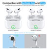 Picture of 3-Pair Replacement Ear Tips for AirPods Pro & 2nd Generation with Noise Reduction Holewith and Cleaner kit,Cleaning Pen Airpods 1 2 3 pro/pro 2nd,Built-in dust Guard Screen,3 Sizes (S/M/L)-White