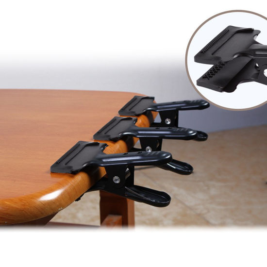 HOMSFOU Heavy Duty A-shaped Lamp Holder Clip Durable Iron Spring Clamp