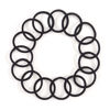 Picture of 360PCS Black Elastic Hair Ties,2cm in Diameter No Crease Finger Rubber Hair Elastics,Small Thin Hair Ponytail Holders Hair Accessories for Women Girls Toddlers Kids