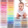 Picture of 360PCS Baby Hair Ties, 36 Multicolors 2cm in Diameter No Crease Finger Rubber Hair Elastics,Small Thin Hair Ponytail Holders Hair Accessories for Baby Girls Toddlers Kids