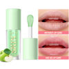 Picture of LANGMANNI Moisturizing Lip Oil,No-Sticky Lip Gloss Lip Balm Lip Care,Fruit Flavoured Lip Oil For Dry Lip's Moisturizing Hydrating And Nourishing ((Green Apple))