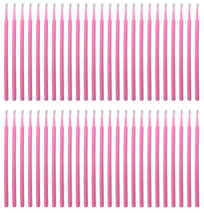 Picture of 100 Pack Phone Charge Port Cleaning Tool kit,Bendable Mini Soft Round Brushes Cleaner Compatible with iPhone 11 Pro Speaker Tablet Camera Laptop Computer Smartphone, Pink