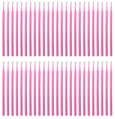 Picture of 100 Pack Phone Charge Port Cleaning Tool kit,Bendable Mini Soft Round Brushes Cleaner Compatible with iPhone 11 Pro Speaker Tablet Camera Laptop Computer Smartphone, Pink
