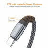 Picture of Short USB C to USB C 60W Cable(2 Pack 0.5Ft), Type C Fast Charging Nylon Braided Cord Compatible with iPhone 15 15 Pro/15 Pro Max Android Samsung Galaxy S23/S22/S21/ Ultra,Air 2020, iPad Pro,Google